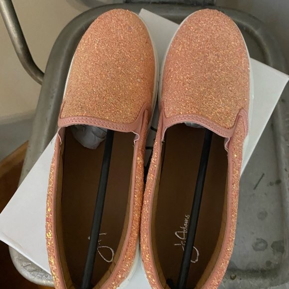 J.Adams sneaker, pink glitter, womens sz8 NIB - Picture 3 of 6